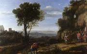 Claude Lorrain Landscape with David and the Three Heroes (mk17) France oil painting artist
